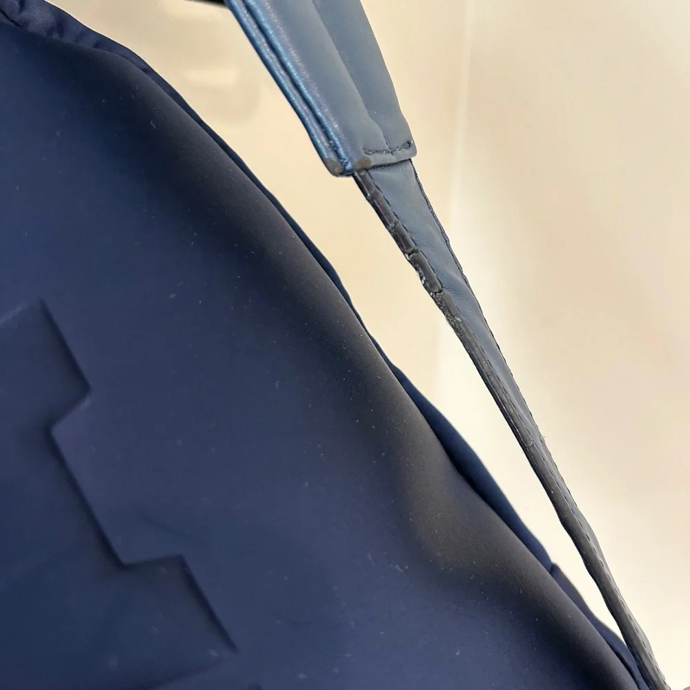 Stella McCartney Blue 'falabella Go' Satin Backpack - Picture 11 of 13